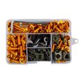 thumbnail image 1 of DQrwqpou Tuercas Tornillos para Carrocería Aluminio 177 Uds. para Moto Cross (naranja), 1 of 9