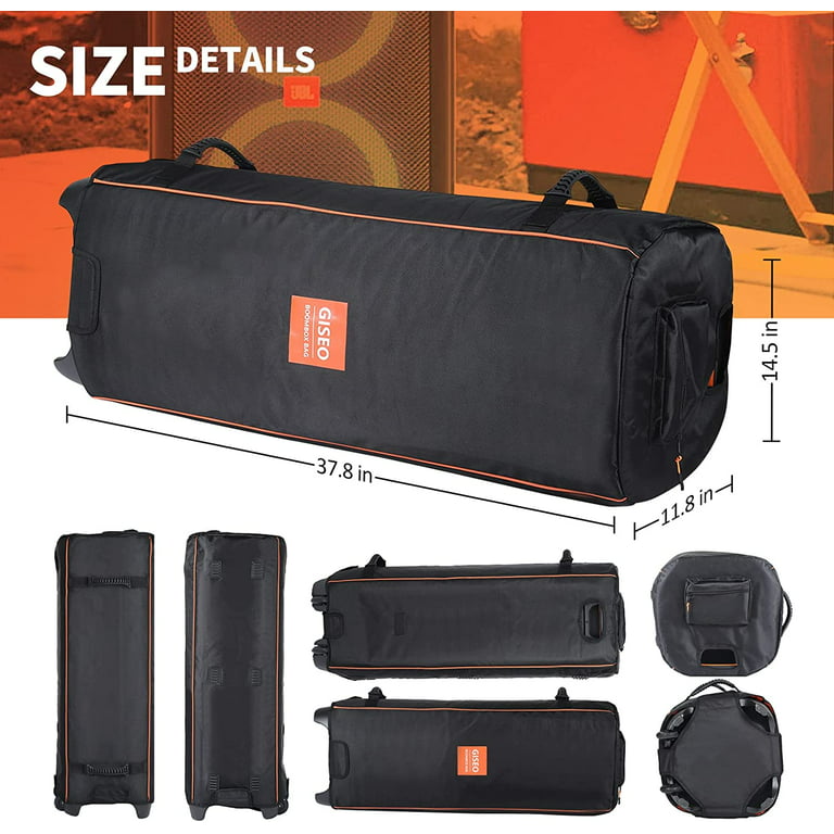 Speaker Bag Rugged Speaker Bag Carry Case Compatible with JBL Party Box  Series, Portable Speaker Carry Tote Bag Backpack (for JBL partybox 1000  Bag) 
