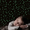 thumbnail image 4 of 2 Hojas de Pegatinas de Pared o Techo de Estrellas Cúpulas 3D que Brillan en la Oscuridad, Brillantes, para Ropa de Cama de Niños o Regalo de Cumpleaños, Hermosas Calcomanías de Pared y Decoraciones, 4 of 6