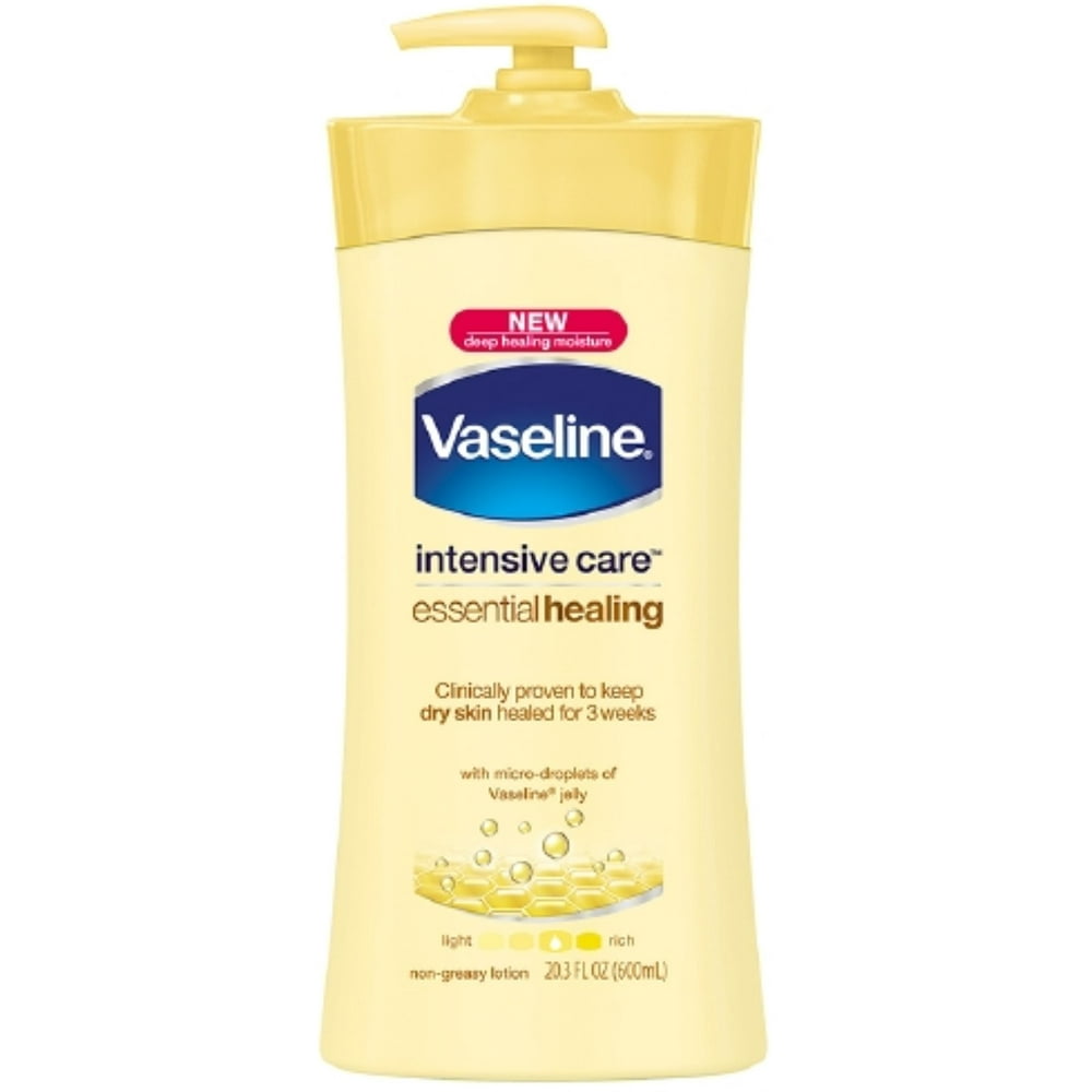 Vaseline Intensive Care Essential Healing Lotion 20.3 oz (Pack of 3 ...