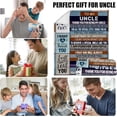 thumbnail image 6 of Uncle Gifts for Christmas, Uncle Gifts for Men, Uncle Gifts from Niece Nephew, Great Gifts for Uncle, Best Uncle Ever Gifts for New Uncle, Uncle Christmas Birthday Gifts Blanket 50"x60", 6 of 6