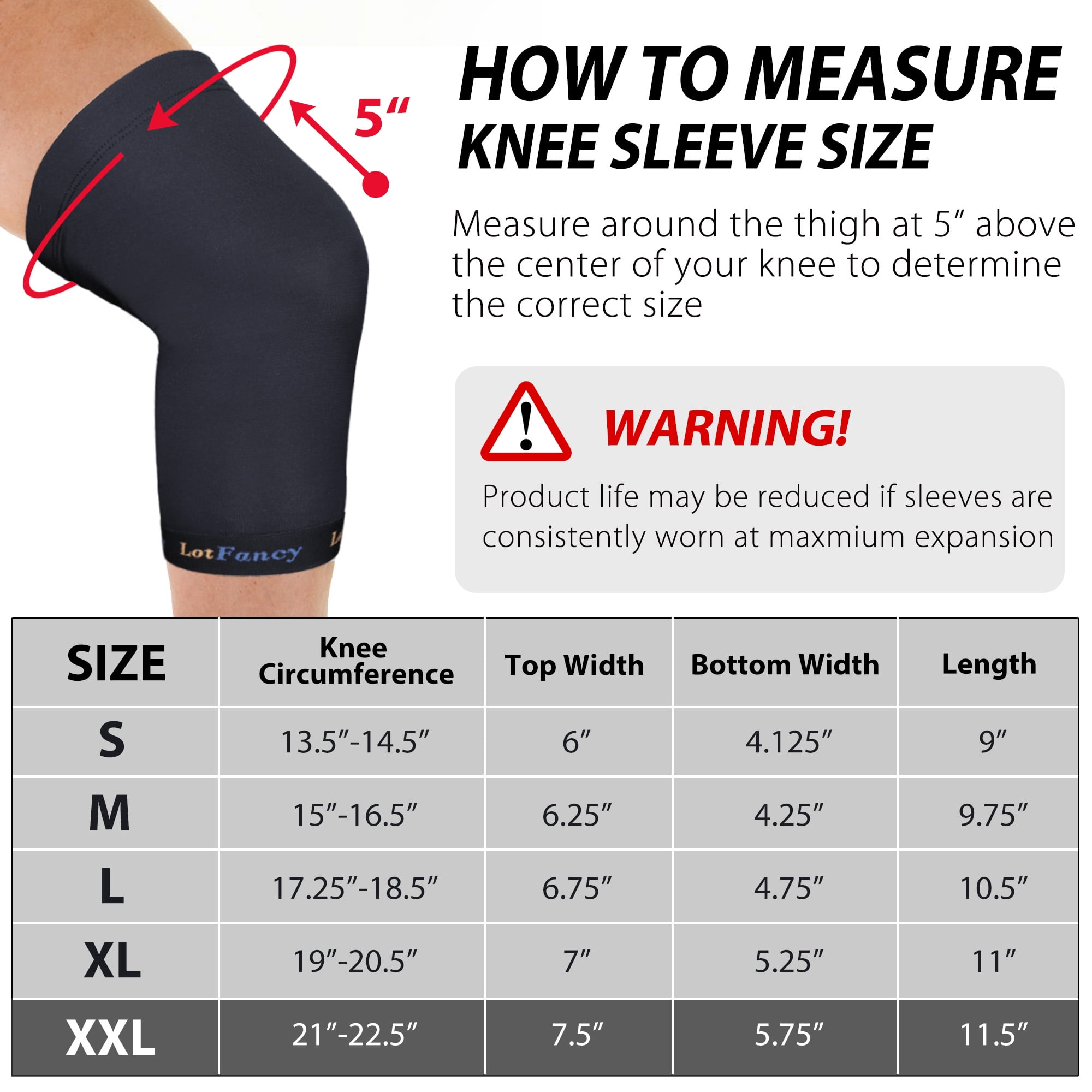 Details about   Mava XL Knee Compression Sleeves Support Brace Joint Protection Pair Black/Red