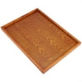 thumbnail image 1 of Greensen Rectangle Wooden Tea Tray Serving Table Plate Snacks Food Storage Dish for Hotel Home , Tea Serving Plate , Tea Tray, 1 of 8