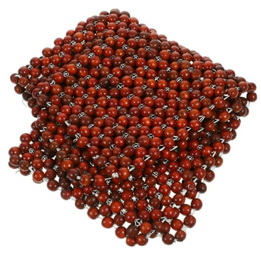 MLINS 1 Pc Breathable Wood Bead Seat Cushion for Car Wood Beaded Seat Pad