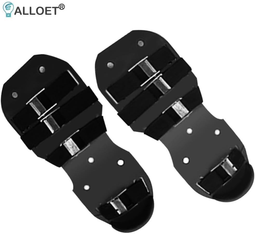 Lawn Aerator Shoes 1 Pair Yard Grass Cultivator Shoes Adjustable Belt Spikes Nail Aerators Gardening Soil Lawn Aerator Yard Lawn Tool(Green)