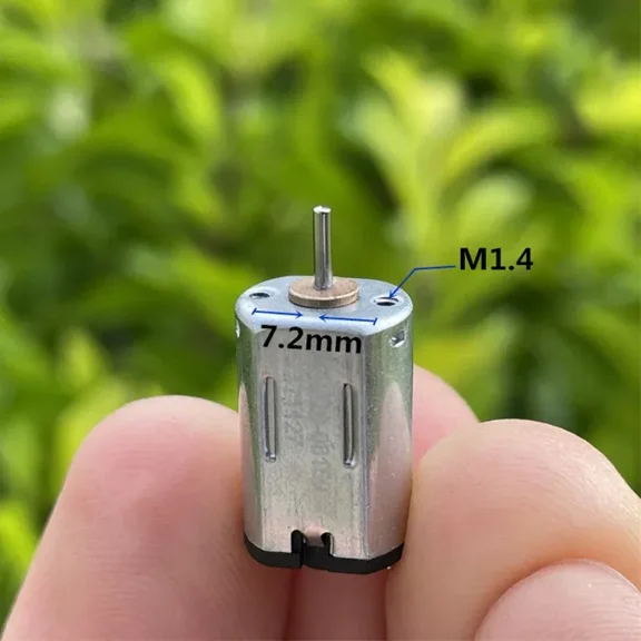 FF-M20 Mini Electric Motor 10mm*8mm High Speed 15000RPM DC 1.5V 3V 3.7V Precious Metal Brush for DIY Toy Car Boat Model