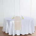 thumbnail image 4 of BalsaCircle 12" x 108" Satin Table Top Runner Wedding Linens Beige, 4 of 8