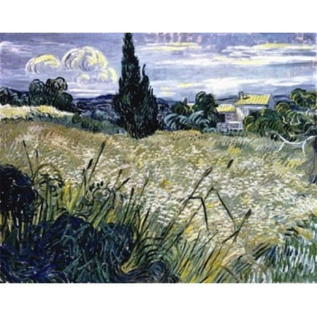 Plant Vans Posterazzi SAL900100346 Landscape with Green Corn Vincent Van Gogh 1853-1890 Dutch Narodni Gallery Prague Poster Print - 18 x 24 in. ()