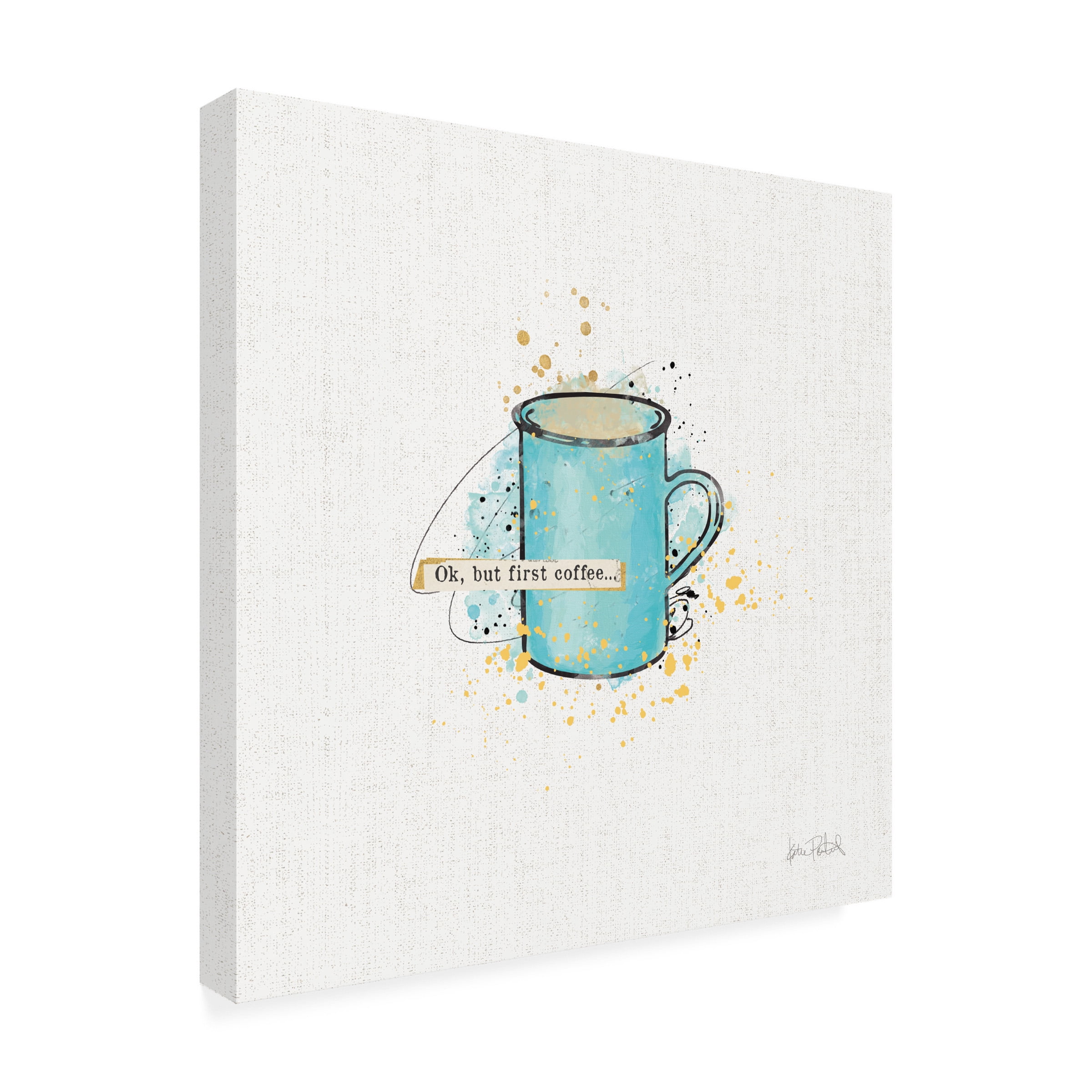 Katie Pertiet 'Thoughtful Perk II' Canvas Art