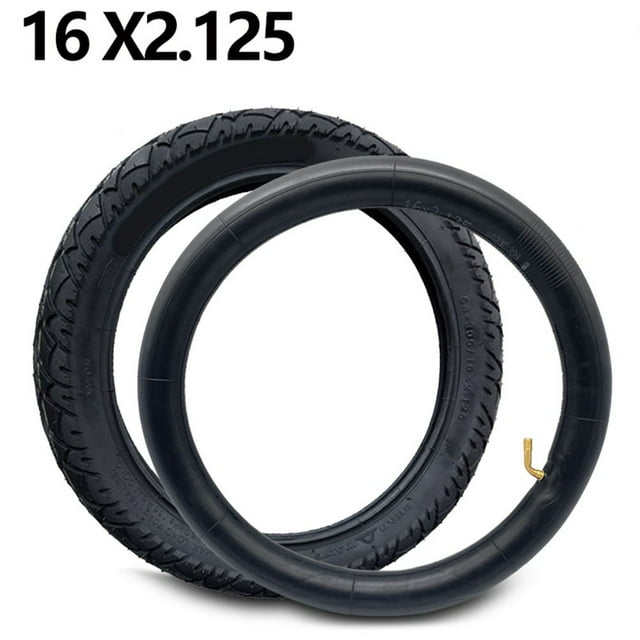 High Performance Inner Tube 16*2.125 Bicycle Inflatable Tire Easy To Install For Electric Bike Outer Tire Inner Tues+Tyre