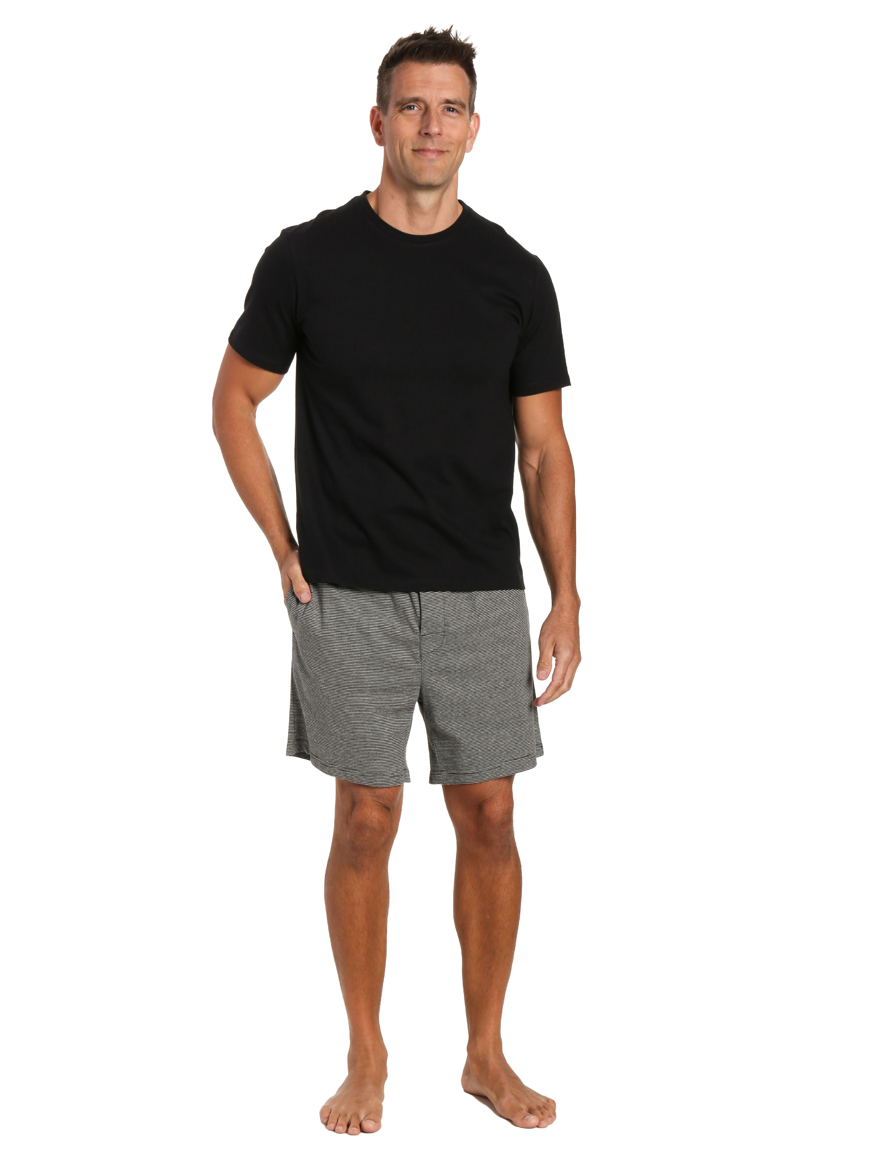 mens twin set shorts and top