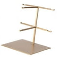 thumbnail image 5 of figatia Sunglasses Display Holder Eyeglasses Display Rack for Shop Desk Home Gold 2 Tier, 5 of 8