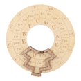 thumbnail image 3 of Guitar Chord Wheel Wooden Melody Tool Circle Wooden Musical Educational Tool For Notes Chords Musical Instruments, 3 of 10