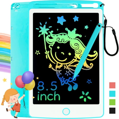 Adofi 8.5-inch LCD Writing Tablet for Kids, Etch a Sketch Writing Board for Kids, Toy for 1 2 3 Year Old Boys Girls Toddlers | Birthday Gifts, Kids Electronics Drawing Board | Travel Learning Games