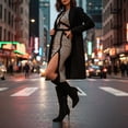 thumbnail image 5 of Cushionaire Women's Porsha Slouchy Vegan Suede Mid-Calf Scrunch Boot with Pointed Toe, Memory Foam & 3-Inch Heel | Wide Widths Available, 5 of 21