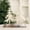 A, variant on Suncoda Artificial Pine and Cypress Decorate, Mini Christmas Tree Ornaments European Style Christmas Ingenious White Desktop Christmas Tree Decorations