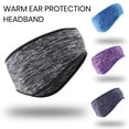 thumbnail image 2 of comerut Winter Ear Protection Headband High Elastic Thick Warm Windproof Ultra Soft Men Women Outdoor Cycling Skiing Sports Head Wrap, 2 of 8