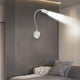 thumbnail image 3 of Lámpara de pared LED flexible de 1 W, luz nocturna ajustable para lectura en el dormitorio, 85 V-265 V, 3 of 12
