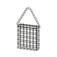 Xhegex Suet Bird Feeders for Outside - Black Iron Suet Feeder Cage