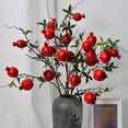thumbnail image 4 of HuiXinOu Artificial Persimmon And Pomegranate Fruit Branches Garden-Style Decorative Branches For Living Room Window Displays Weddings And Shooting Props, 4 of 7