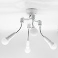 thumbnail image 3 of Hugtrwg 3PC 3 en 1/4 en 1/5 en 1 E27 A E27 Base Socket Splitter Lámpara LED (B), 3 of 5