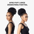 thumbnail image 3 of Ebo Instant Pony Synthetic Heat Resistant Draw String Ponytail Afro Puff Large ( 2 Dark Brown ), 3 of 6