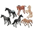 thumbnail image 2 of 6x de Caballos Realistas Modelos Colección de Simulación Juguetes Educativos para Edades Tempranas de Animales , CUTICAT Figura Animales Miniaturas, 2 of 8