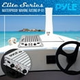 thumbnail image 6 of Pyle PLMRA400 4 Channel Waterproof Vehicle Audio Amplifier, White, 3.95 lb, 6 of 7