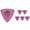 Purple, variant on Dunlop Tortex Triangle 6 Pack (23431073006)