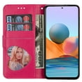 thumbnail image 4 of Allytech Glitter Case for Google Pixel 8a, Bling PU Leather Flip Folio Stand Cards Holder Anti-Scratch Shockproof Bumper Wallet Case Cover for Google Pixel 8A - Rose, 4 of 5