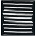 thumbnail image 5 of SAFAVIEH Montauk Amadine Striped Cotton Area Rug, Black/Ivory, 5' x 8', 5 of 9