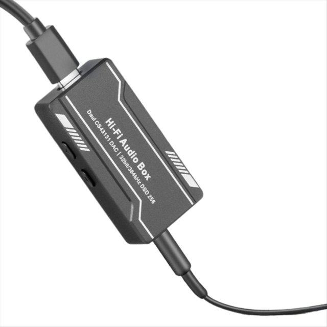 Amplificador de Auriculares con Decodificación Sin Pérdida de Pequeña, Decodificador de Audio Portátil HIFI Balanceado.