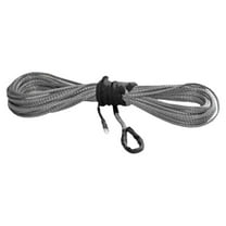 50' 3/16" 5000Lb ATV UTV Kfi Synthetic Winch Rope Smoke Warn Polaris Viper Talon