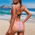 thumbnail image 5 of Uourmeti Christmas Cartoon Axolotl Halter Triangle Bikini Set - Cute Holiday Two Piece Swimsuit for Beach & Pool Vacations, 5 of 9