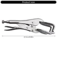 thumbnail image 5 of JZROCKER C Clamp Locking Pliers Heavy Duty C Clamps Adjustable Welding Woodworking Tool Opening Locking Pliers Accessories, 5 of 7