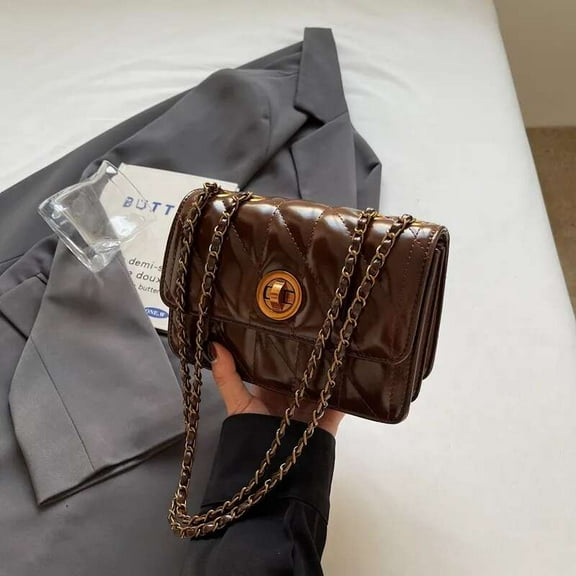 Chic Quilted Winter Shoulder Handbag for Women - Latest Korean Fashion Style