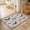 Gray, Weathered Gray, Charcoal, Slate, variant on Area Rugs 2x3,Halloween Black Bats on Gray Non Slip Washable Rug Indoor Carpet Soft Floor Rugs for Home Living Room Bedroom Dining Room Office
