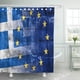 thumbnail image 1 of Cortina de Ducha ABPHQTO Economía Euro Grecia y Unión Europea 150x180 cm, 1 of 1