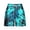 Multicolor, variant on Paiwinds Women Summer Sweet Tropical Print Elastic Drawstring Shorts Beach Casual Bermuda Shorts with Pockets Fringe Mid Rise