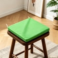 thumbnail image 4 of Outdoor Patio Chair Cushions 16x16in Thick Seat Cushions with Ties, Replacement Cushions for Patio Furniture, Garden Deck Chairs, Soft Comfortable Seat Pads for Indoor Outdoor Use 2PC, 4 of 4