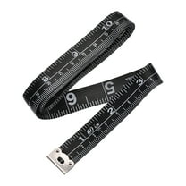 150cm 60 Inch Cloth Tape Measure Metric Measuring Tape Soft Dual Sided for Tailor Sewing Black