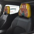 thumbnail image 2 of Mickey 17 Funda Protectora Universal para Reposacabezas de Coche, Funda Elástica para Reposacabezas de Asiento de Auto, Funda de Tela Antipolvo, Accesorios de Interior 2 Piezas, 2 of 6
