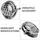 thumbnail image 3 of Houderco Soporte Estable Para Faro Redondo De Motocicleta Ideal Para Modificaciones De Luces Color Plateado, 3 of 8