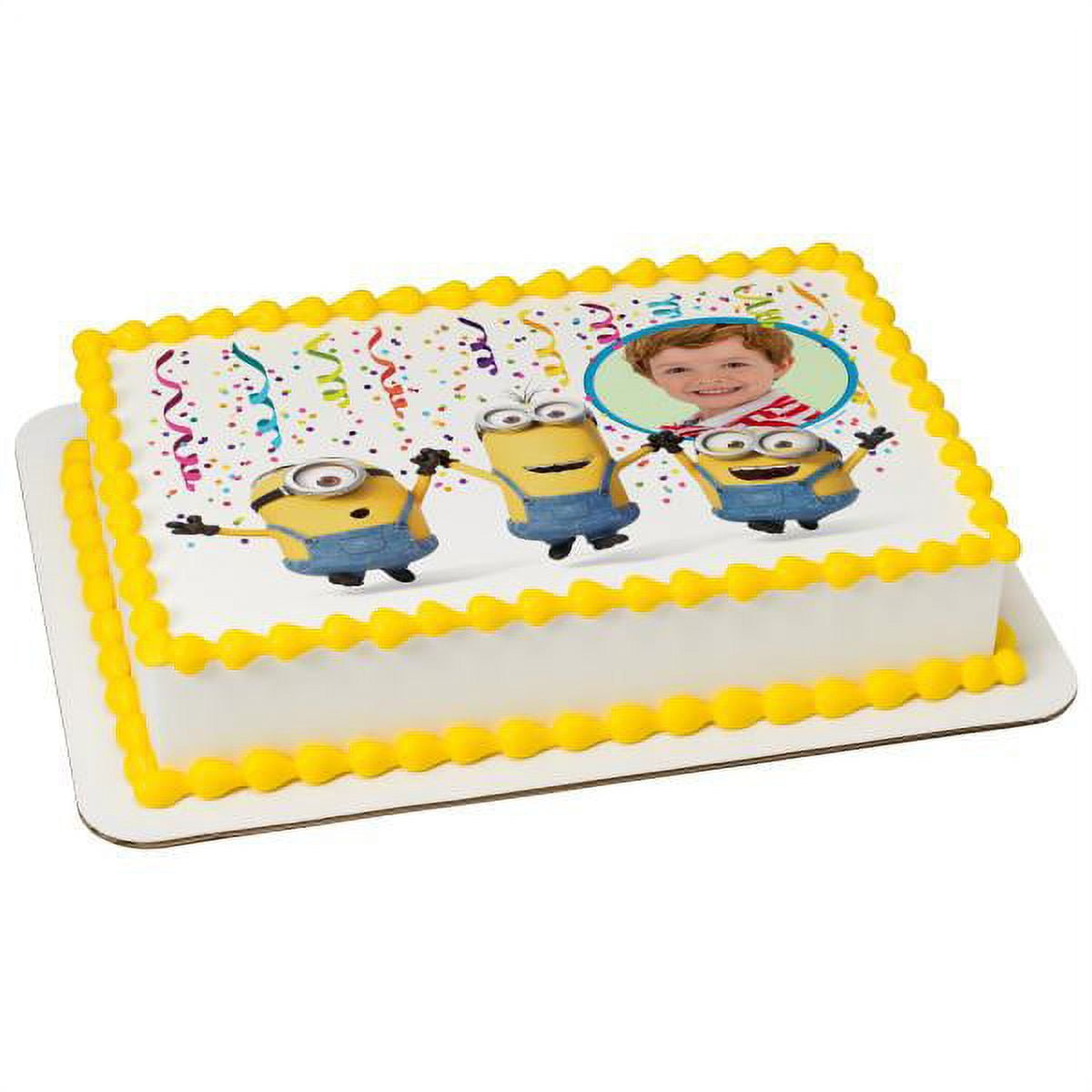 3 tier Minion cake................ | Minion birthday cake, Themed cakes, Minion  cake