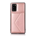 thumbnail image 5 of Galaxy S20 Plus Case 6.7 Inch, Built-in Stand Wallet Case, Adjustable Crossbody Shoulder Strap, Slim Fit Lightweight Case, Synthetic Leather Protective Card Holder Cover (Rosegold), 5 of 10
