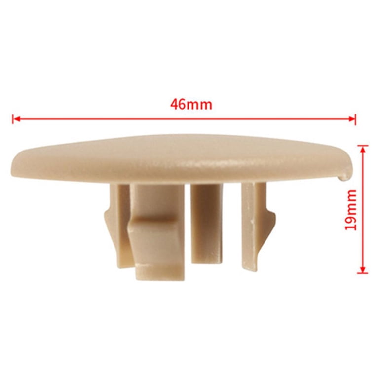 2013 Silverado Armrest 2x Black Plastic Rear Seat Armrest Bolt Cover Caps For Chevy Suburban/GMC Yukon (2007-2018) Car Interior Trim Covers - Foto 8