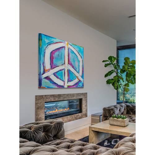 Marmont Hill "Bright Peace" by Tori Campisi Painting Print on Canvas