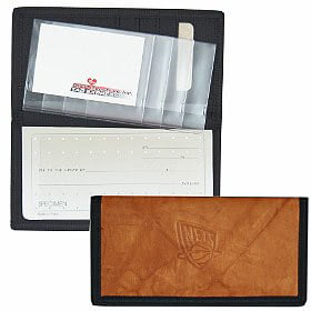 New York Islanders Leather Embossed Logo Nylon Tri-Fold Wallet 