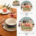 thumbnail image 2 of SKYSONIC Merry Christmas Dog Pot Holders Trivets, 2 Pcs Heat Resistant Trivets,Winter Puppy Cute Cotton Thread Weave Mats for Hot Pads Pans Pot Bowl Teapot for Kitchen Decor, 2 of 7