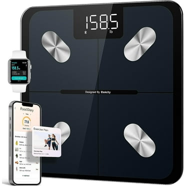 Etekcity Smart Scale for Body Weight FSA HSA Store Eligible, Bathroom Digital Weighing Scale with BMI, Body Fat, Muscle Mass, Accurate Bluetooth Home User Health Equipment Sync Apps
